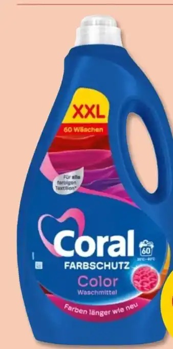 PENNY Coral Color Waschmittel XXL Angebot