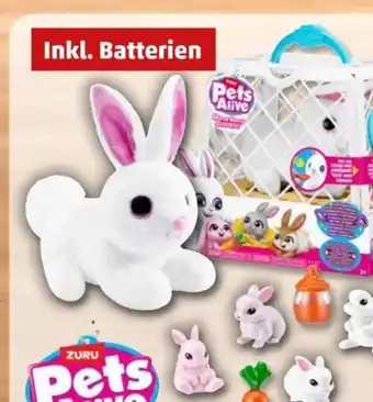 PENNY Zuru Pets Alive Hasen-Mama & Baby Überraschungspiel-Set Angebot