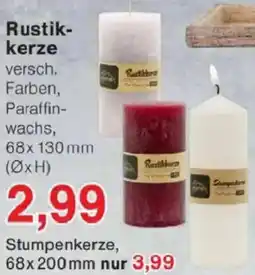 Jawoll Rustikkerze Angebot