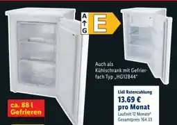 Lidl SilverCrest Gefrierschrank HG12843 Angebot