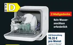 Lidl SilverCrest Geschirrspülmaschine mit Wassertank SGW 860 A2 Angebot