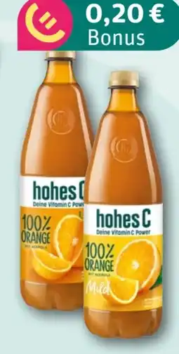 nahkauf Hohes C Direktsaft 100% Orange Angebot