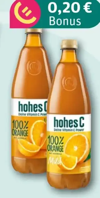 nahkauf Hohes C Direktsaft 100% Orange Angebot
