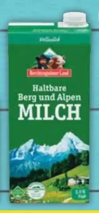 E-Center Berchtesgadener Land Haltbare Berg und Alpen-Milch Angebot