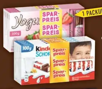 E-Center Ferrero Kinder Schokolade Angebot