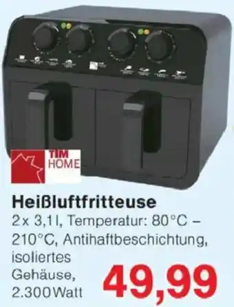 Jawoll TIM HOME Heißluftfritteuse Angebot