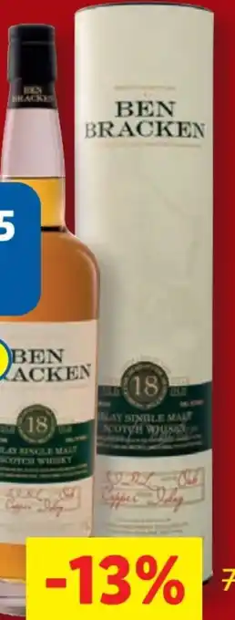 Lidl Ben Bracken Islay Single Malt Scotch Whisky 18 Jahre Angebot
