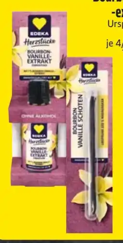 Edeka Edeka Herzstücke Bourbon-Vanilleschoten Angebot