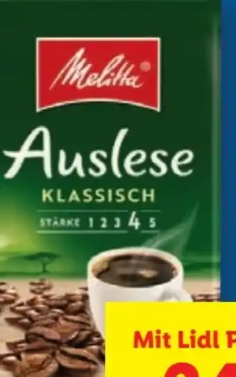 Lidl Melitta Auslese Klassisch Angebot