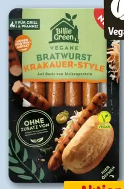 REWE Center Billie Green Vegane Bratwurst Angebot