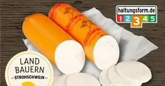 REWE Center Metzgerei Landbauern Schiller Strohschwein Gelbwurst Angebot