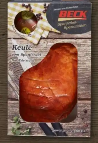REWE Center Beck Spanferkel-Keule Angebot
