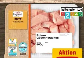 REWE Center Rewe Regional Puten-Geschnetzeltes Angebot