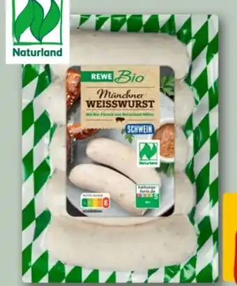 REWE Center Rewe Bio Münchner Weisswurst Angebot