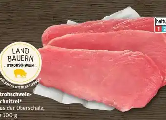 REWE Center Metzgerei Landbauern Strohschwein-Schnitzel Angebot