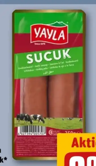 REWE Center Yayla Sucuk Angebot