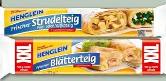 REWE Center Henglein Frischer Blätterteig XXL Angebot