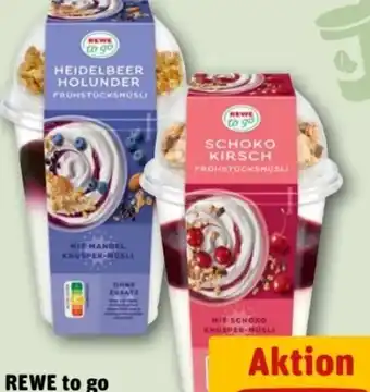 REWE Center Rewe to go Frühstücksmüsli Angebot