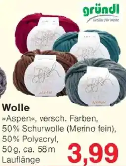 Jawoll gründl Wolle Angebot