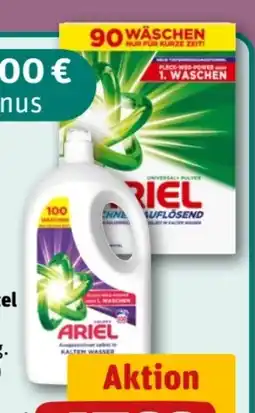 REWE Center Ariel Vollwaschmittel Pulver Angebot