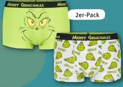 REWE Center Dr. Seuss Enterprises The Grinch Herren Boxershorts 2er-Pack Angebot