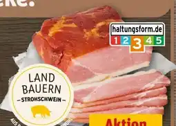 REWE Metzgerei Landbauern Schiller Strohschwein Schinkenspeck Angebot