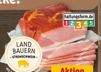 REWE Metzgerei Landbauern Schiller Strohschwein Schinkenspeck Angebot