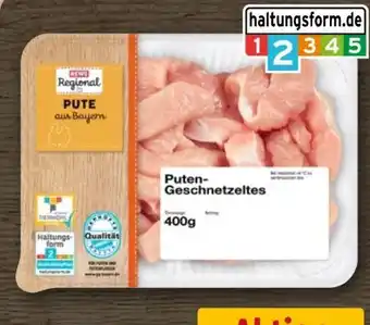 REWE Rewe Regional Puten-Geschnetzeltes Angebot