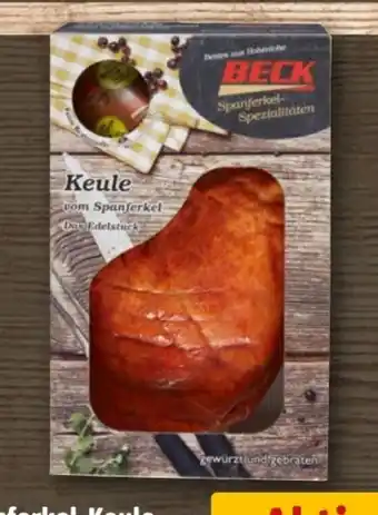 REWE Beck Spanferkel-Keule Angebot