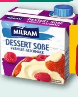 REWE Milram Dessert Vanillesoße Angebot