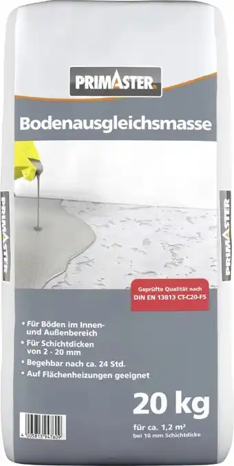 Globus Baumarkt Primaster Bodenausgleichsmasse Angebot