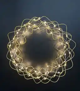 Globus Baumarkt Weihnachts LED-Lichterkranz Angebot