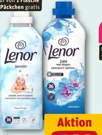 REWE Lenor Weichspüler Angebot