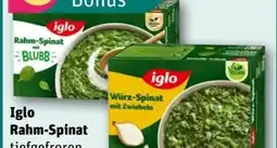 REWE Iglo Rahm-Spinat Angebot