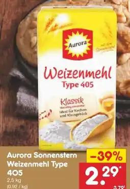Netto Marken-Discount Aurora Sonnenstern Weizenmehl Angebot