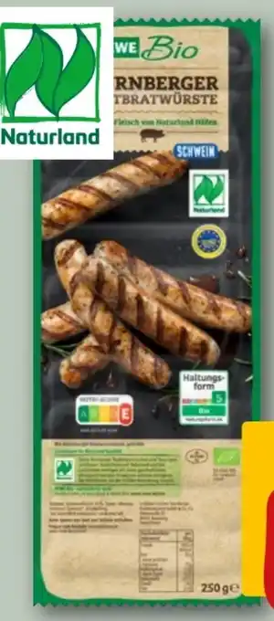 REWE Rewe Bio Nürnberger Rostbratwürste Angebot