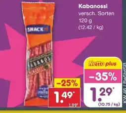 Netto Marken-Discount Snack !t Kabanossi Angebot