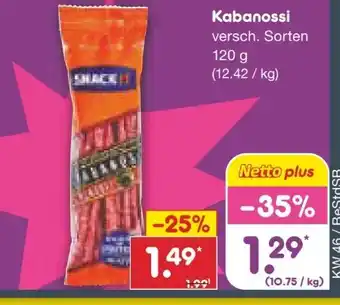 Netto Marken-Discount Snack !t Kabanossi Angebot