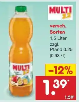 Netto Marken-Discount Multi12 Fruchtsaft Angebot