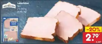 Netto Marken-Discount Hofmaier Leberkäse Angebot