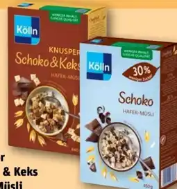 REWE Kölln Müsli Knusper Schoko-Keks Angebot