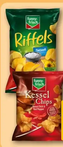 REWE Funny Frisch Kessel Chips Sweet Chili & Red Pepper Angebot