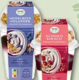REWE Rewe to go Frühstücksmüsli Schoko-Kirsch Angebot