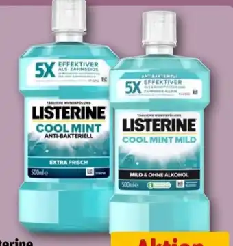 REWE Listerine Mundspülung Cool Mint Angebot
