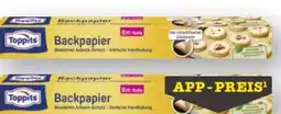 Scheck-in-Center Toppits Backpapier Angebot