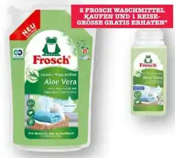 Scheck-in-Center Frosch Waschmittel Angebot
