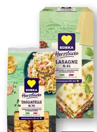 Scheck-in-Center Edeka Herzstücke Tagliatelle Angebot
