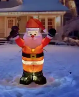 Scheck-in-Center Dekor Christmas XXL LED Weihachtsman Angebot