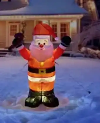 Scheck-in-Center Dekor Christmas XXL LED Weihachtsman Angebot