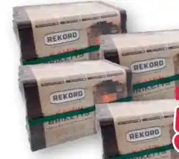 Scheck-in-Center Rekord Folien-Kaminbriketts Angebot